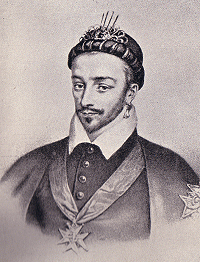 A picture of King Henri III of France  - from the book 'The Amours of Henri de  Navarre by Lieut. Colonel Andrew C. P. Haggard